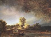 Landscape with a Stone Bridge (mk33) Rembrandt